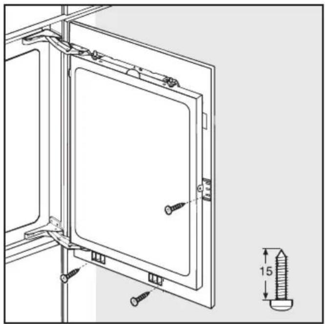MIELE K 531 I - Möbeltür befestigen - 10