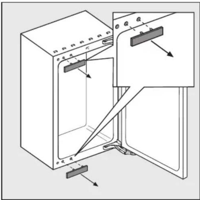 MIELE K 530 I - Türanschlag wechseln - 1