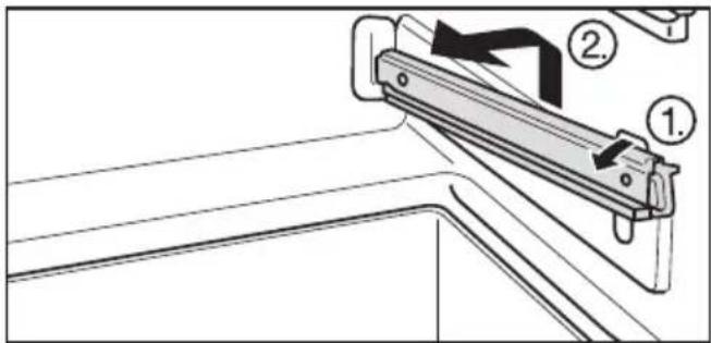 MIELE K 530 I - Auszugsschienen aus der 0 °C-Zone herausnehmen - 1
