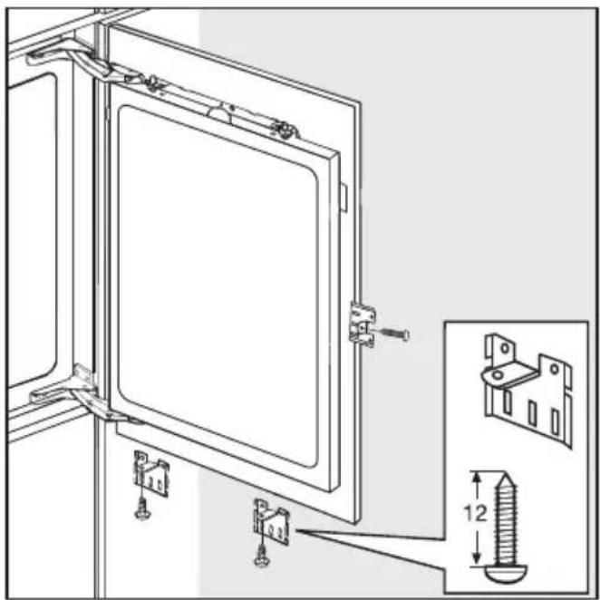 MIELE K 530 I - Möbeltür befestigen - 9