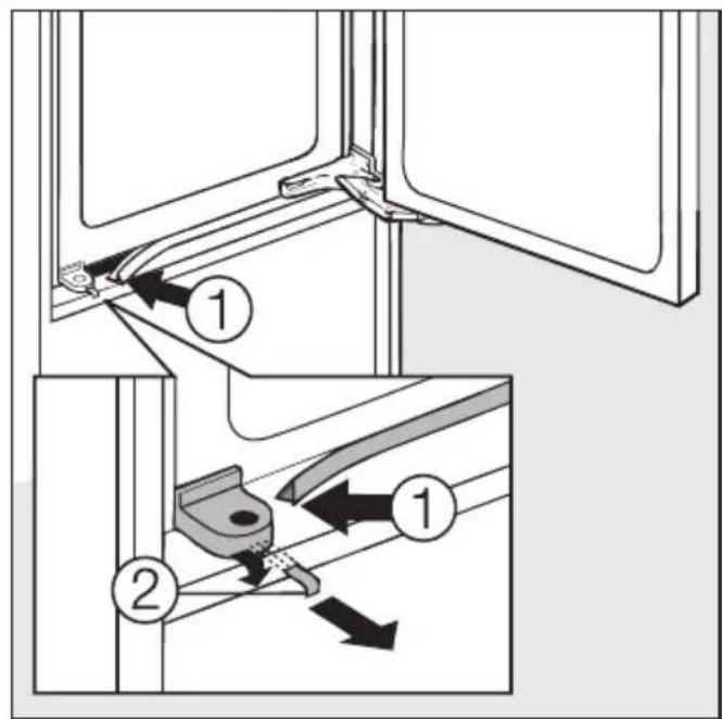 MIELE K 513 I-2 - Gewicht der Möbeltür - 10