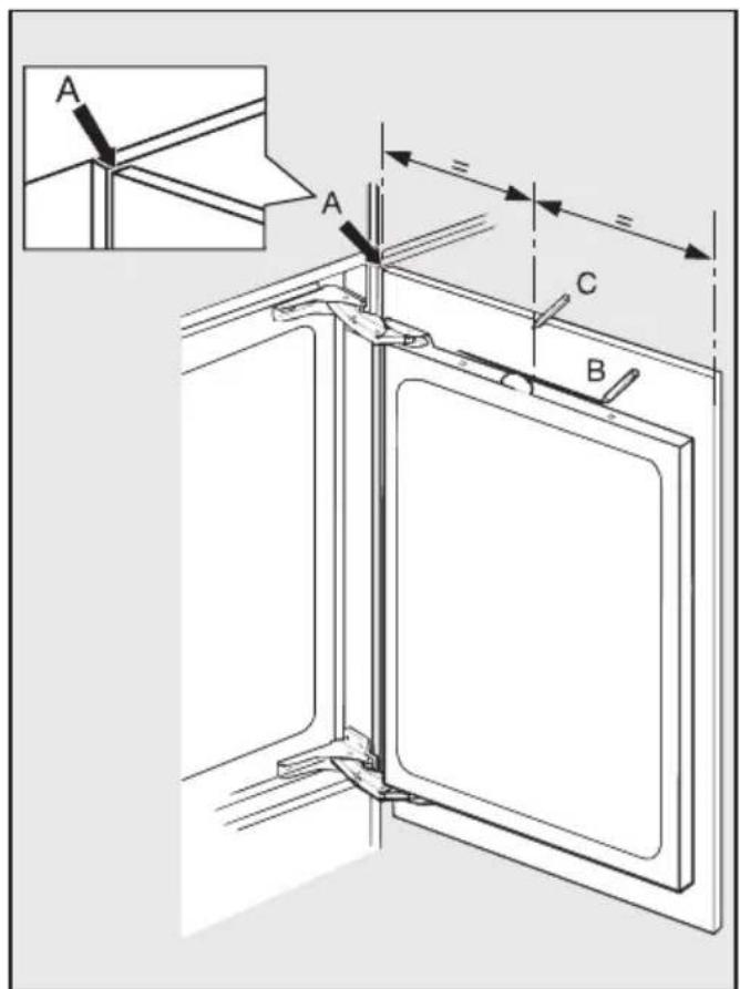 MIELE K 513 I-2 - Gewicht der Möbeltür - 12