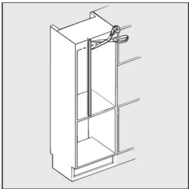MIELE K 513 I-2 - Gewicht der Möbeltür - 3