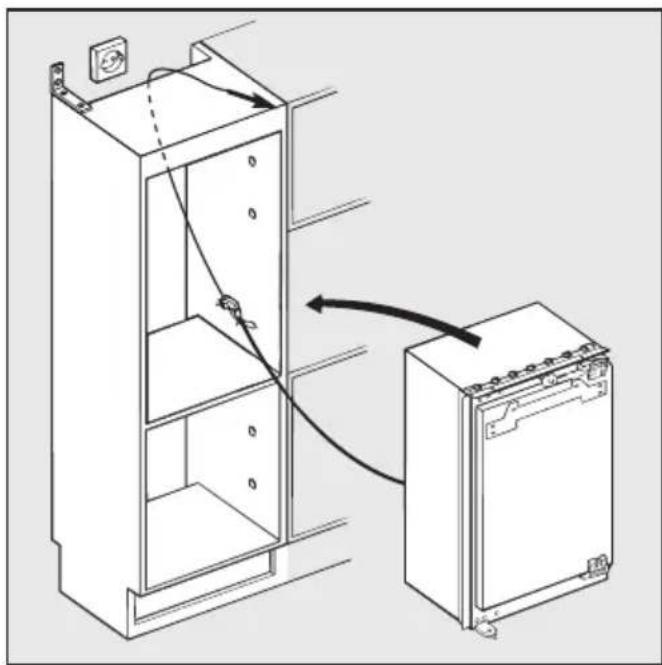 MIELE K 511 I-2 - Gewicht der Möbeltür - 7