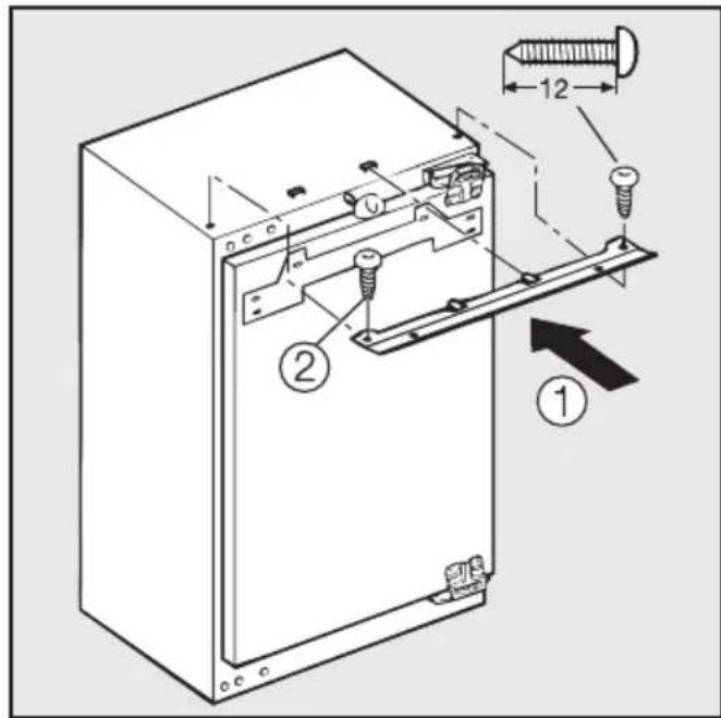 MIELE K 511 I-2 - Gewicht der Möbeltür - 2