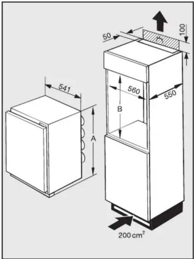 MIELE K 511 I-2 - Vor dem Geräteeinbau - 1