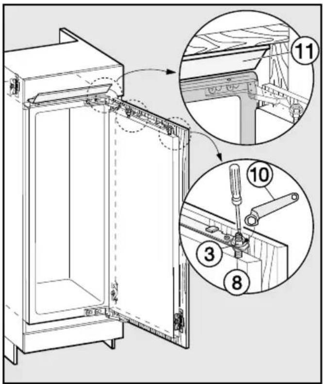 MIELE K 37272 - - Verstellung in der Höhe (Y) - 1