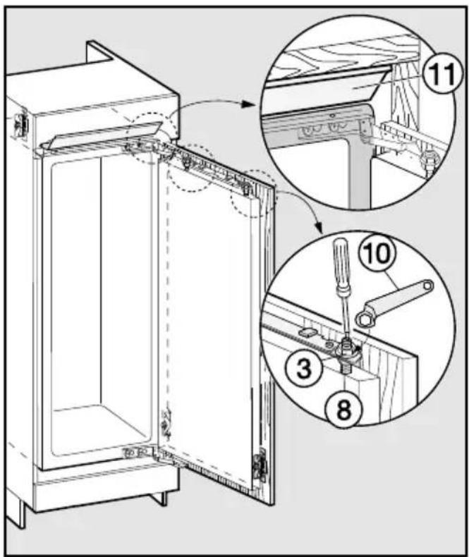 MIELE K 33422 I - - Verstellung in der Höhe (Y) - 1