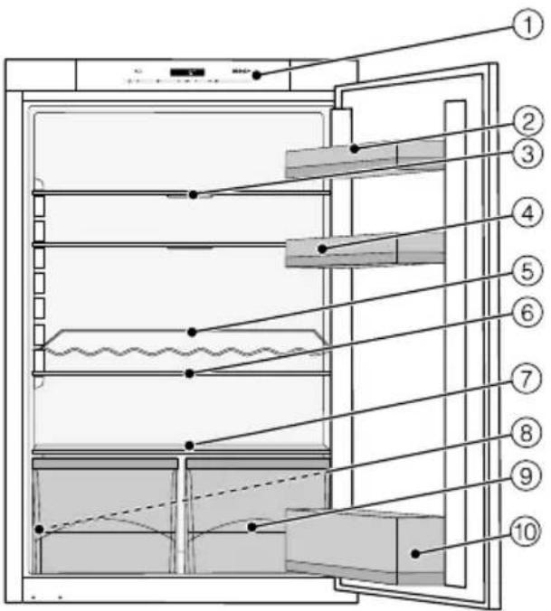 MIELE K 33422 I - Bedienblende - 2