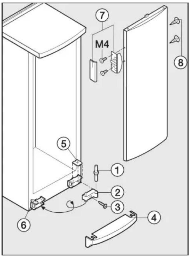 MIELE K 3121 S - Gerätetür - 3