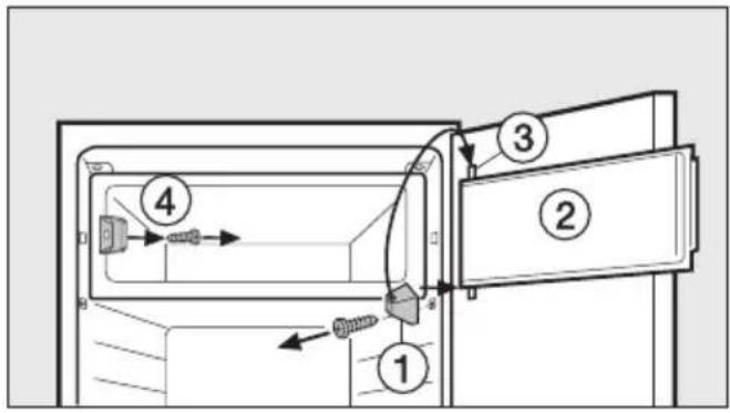 MIELE K 2222 S-1 - Gefrierraumtür - 1