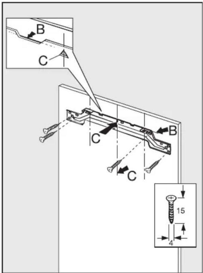 MIELE KF 583 I - Gerät einbauen - 7