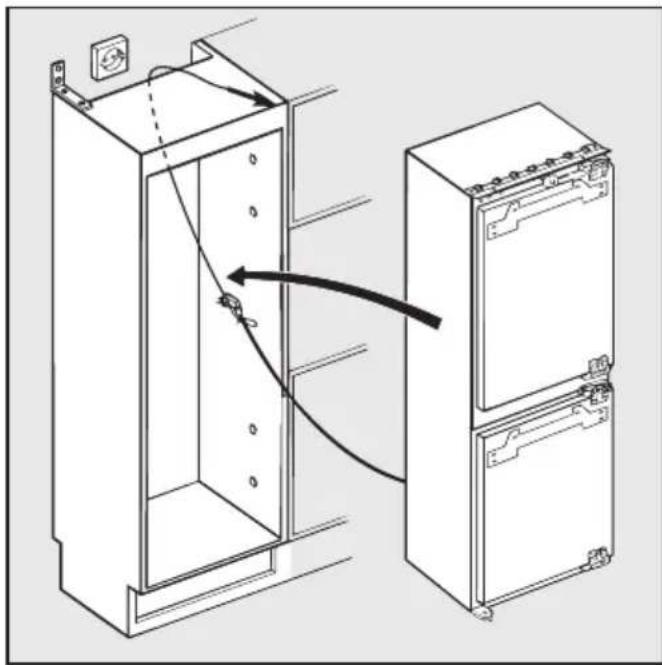 MIELE KF 583 I - Gerät einbauen - 1