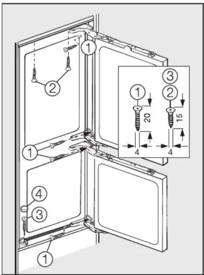 MIELE KF 583 I - Gerät einbauen - 3