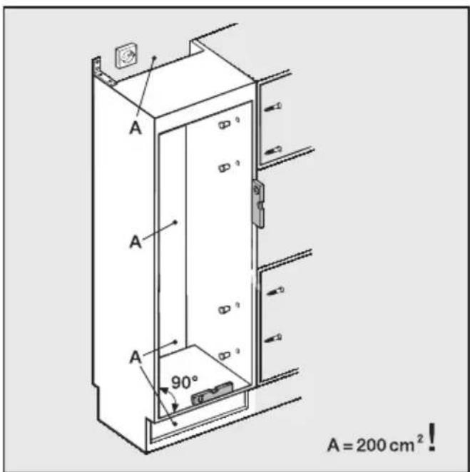 MIELE KF 583 I - Einbaunische ausrichten - 1
