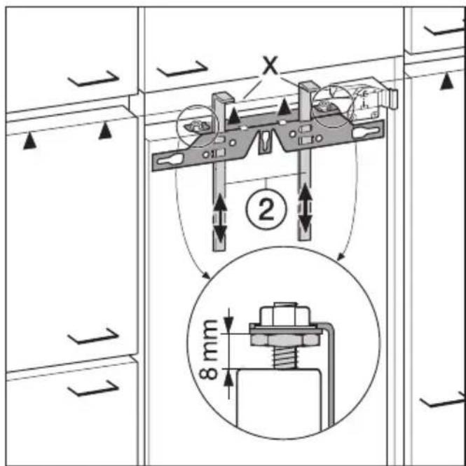 MIELE KF 37272 iD DynaCool - Möbeltüren montieren - 1