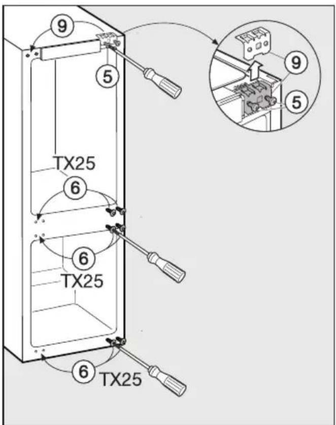 MIELE KF 37272 iD DynaCool - Türscharnier einstellen - 5