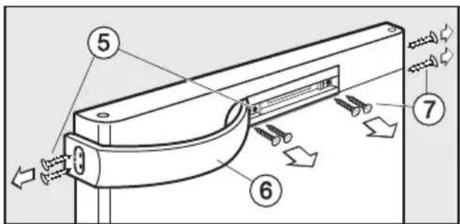 MIELE KD 1410 S - Türgriffe umsetzen - 2
