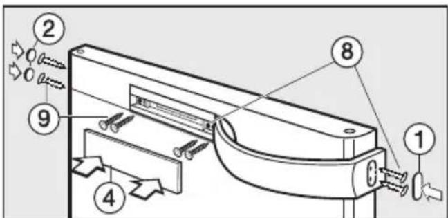 MIELE KD 1410 S - Türgriffe umsetzen - 3