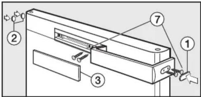 MIELE KD 12312 S - Türgriffe umsetzen - 3