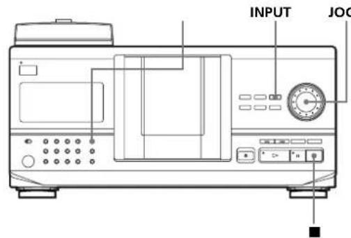 SONY CDP-CX260 - Utilizar o visor - 1