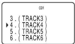 CD1 3 . (TRACK3) ► 4 . (TRACK4) 5 . (TRACK5) 6 . (TRACK6)