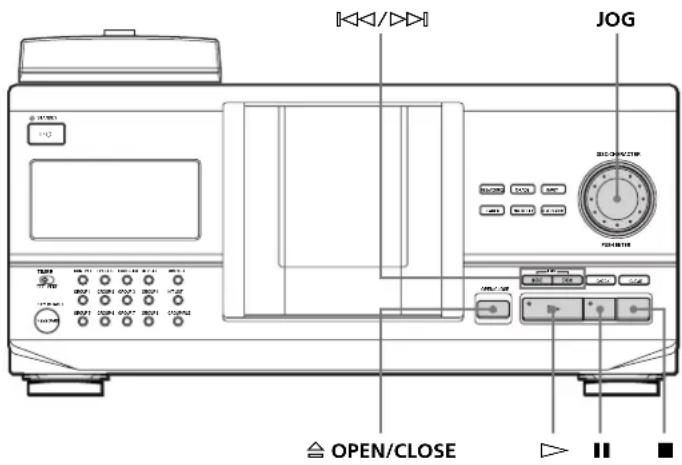 SONY CDP-CX260 - Para parar a reprodução - 1