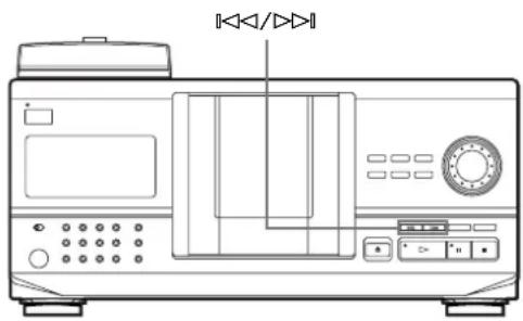 SONY CDP-CX260 - Localizar uma faixa específica ou um ponto de uma faixa - 1