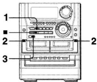 AIWA NSX-DST717 - DUBBING THE WHOLE TAPE - 1