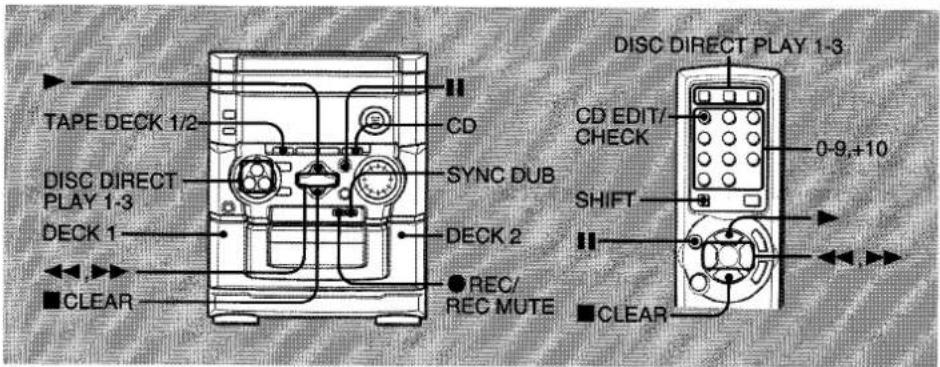 AIWA NSX-AJ203 - TAPE OPERATIONS - 1