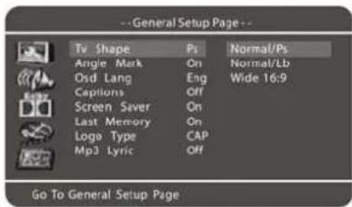 Soundmaster C250DVD - (1). TV FORMAT - 1