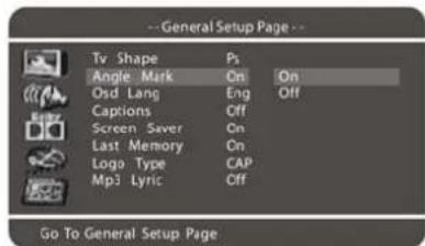 Soundmaster C250DVD - (2). WINKELMARKIERUNG - 1