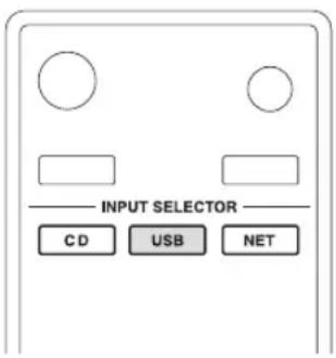 INPUT SELECTOR CD USB NET