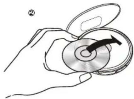DENVER DMP 385 - To remove the disc - 2