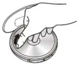 DENVER DMP 385 - To remove the disc - 1