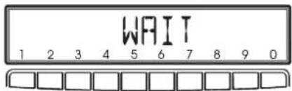 WAIT 1 2 3 4 5 6 7 8 9 0