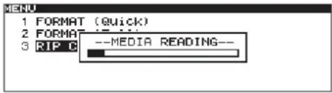 1 FORMAT (Quick) 2 FORMAT 3 RIP C --MEDIA READING--