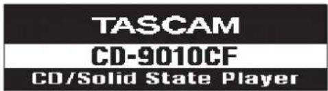 TASCAM CD-9010CF CD/Solid State Player