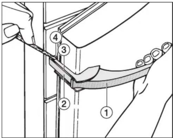 MIELE KFNS 3917 S ED - Türgriff abnehmen: - 1