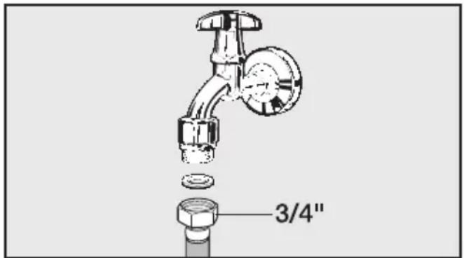 MIELE KFN 8996 SDE ED-1 - Anschluss an die Wasserzuführung - 1