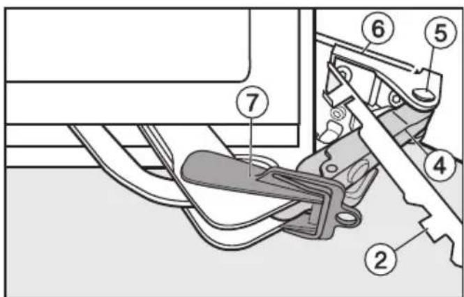 MIELE KFN 14927 SD ED CS - Türanschlag wechseln - 7