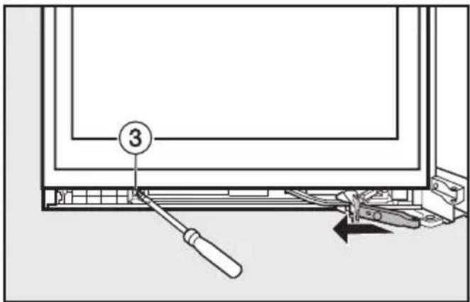 MIELE KFN 14842 SD ED CS-1 - Untere Gerätetür abnehmen: - 7
