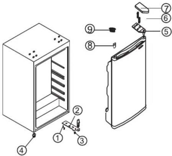 HISENSE KT 96 - Türöffnung versetzen - 4