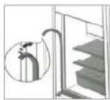 BOMANN KSE 337 - Reverse the freezer door openingReverse the freezer door opening - 5