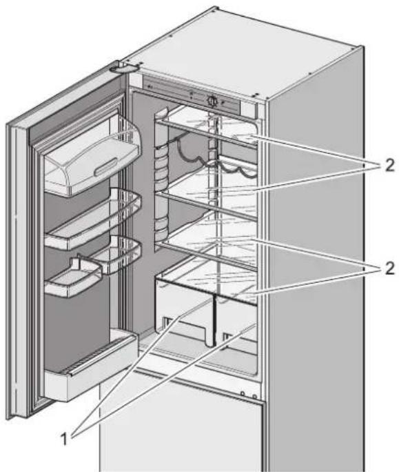 SMEG F 32 PVAS - Schubkästen / Einlegböden - 1