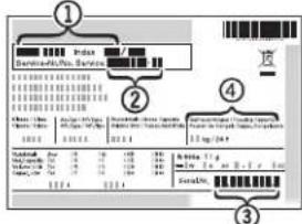 LIEBHERR CNesf 3033 Comfort NoFrost - Typenschilddaten - 1
