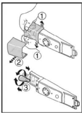 LIEBHERR CUef 3311 Comfort - Wenn die Lampe defekt ist, diese auf folgender Weise auswechseln: - 1