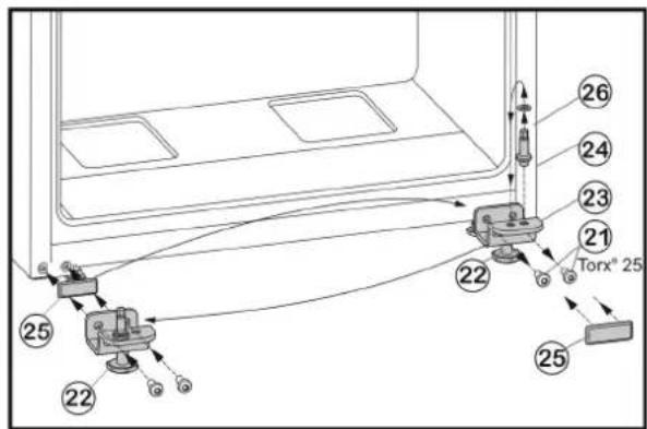 LIEBHERR CTPsl 2521 Comfort - Untere Lagerteile umsetzen - 1