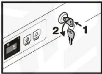 LIEBHERR GG 40111 - Gerät absperren: - 1