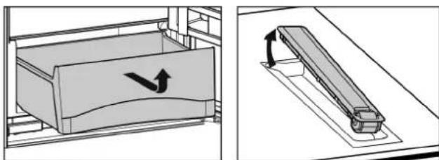 LIEBHERR IK 3414 - Gemüseschalen auf Rollplatten\* - 1